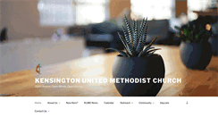 Desktop Screenshot of kensington-umc.org